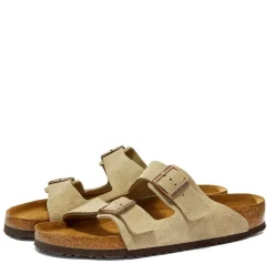 Birkenstock Taupe Smalle Pasvorm Sandalen-Heren Slippers