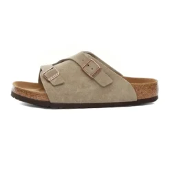 Birkenstock Taupe Smalle Pasvorm Sandalen-Heren Slippers