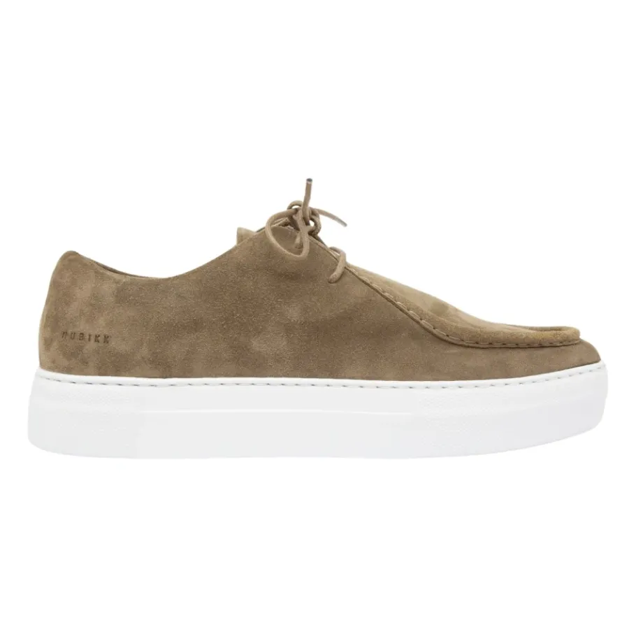 Nubikk Taupe Suede Stijlvolle Sneakers-Heren Nette Schoenen