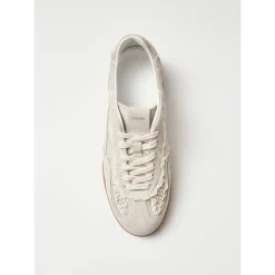 ALOHAS Tb.490 Gehaakte Leren Sneakers-Heren Sneakers