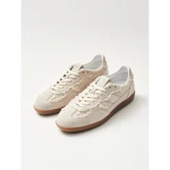 ALOHAS Tb.490 Gehaakte Leren Sneakers-Heren Sneakers