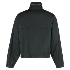 Ami Paris Technische Stoffen Jas met Rits en Capuchon-Heren Jassen