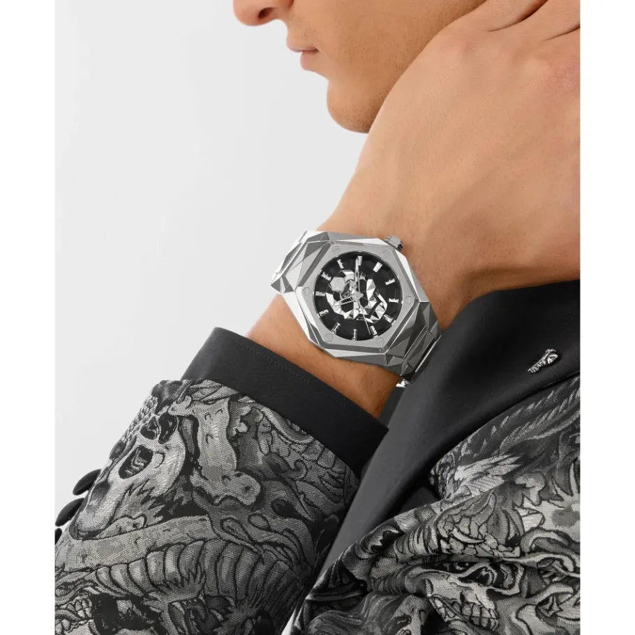 Philipp Plein The $Kull Spikes Horloge-Heren Horloges