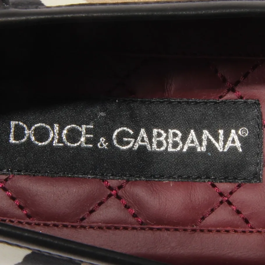 Dolce & Gabbana Tissue/Robe Loafer Verfstreken-Heren Espadrilles