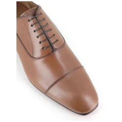 Christian Louboutin Tobacco Oxford Platte Schoenen-Heren Instappers & Slip Ons|Nette Schoenen
