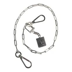 Dolce & Gabbana Tone metalen kettingriem met DG-bedel-Heren Riemen