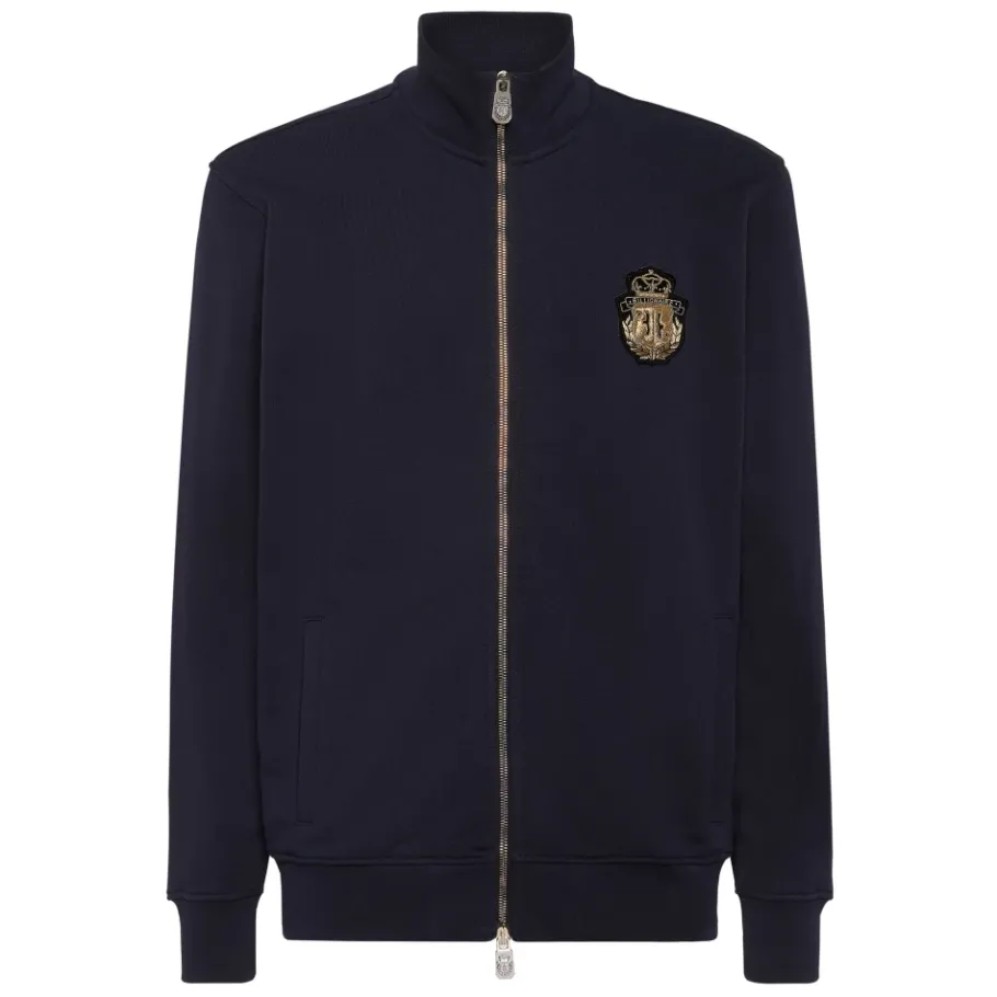 Billionaire Tracksuit Jacket LS Crest-Heren Truien & Vesten