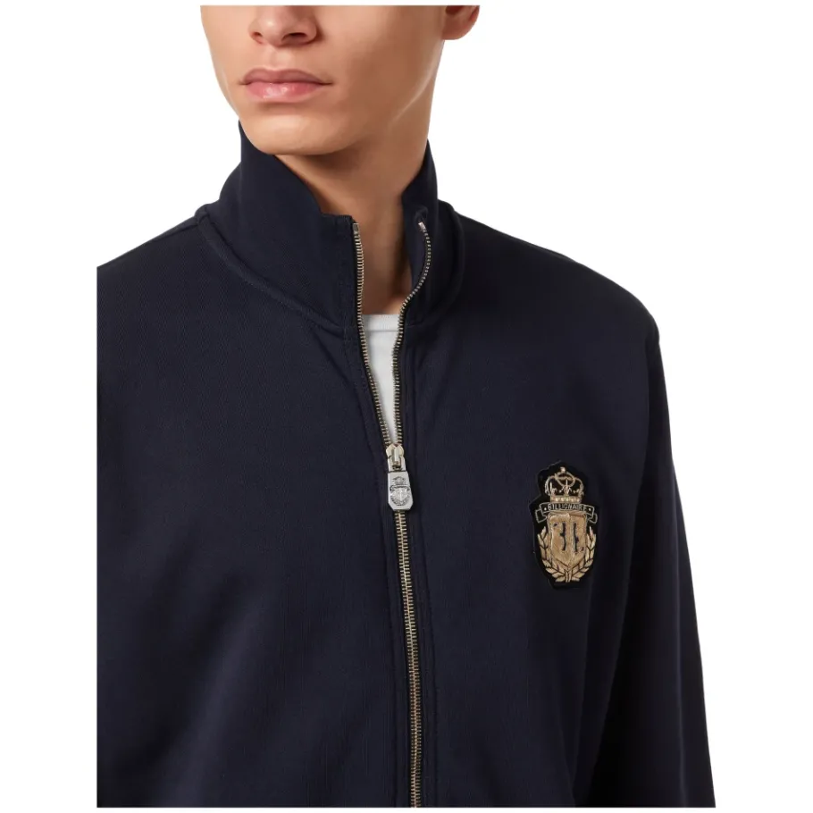 Billionaire Tracksuit Jacket LS Crest-Heren Truien & Vesten
