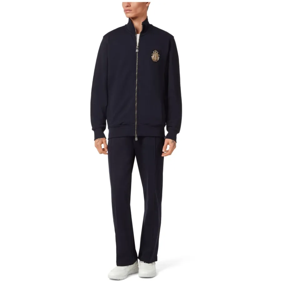 Billionaire Tracksuit Jacket LS Crest-Heren Truien & Vesten