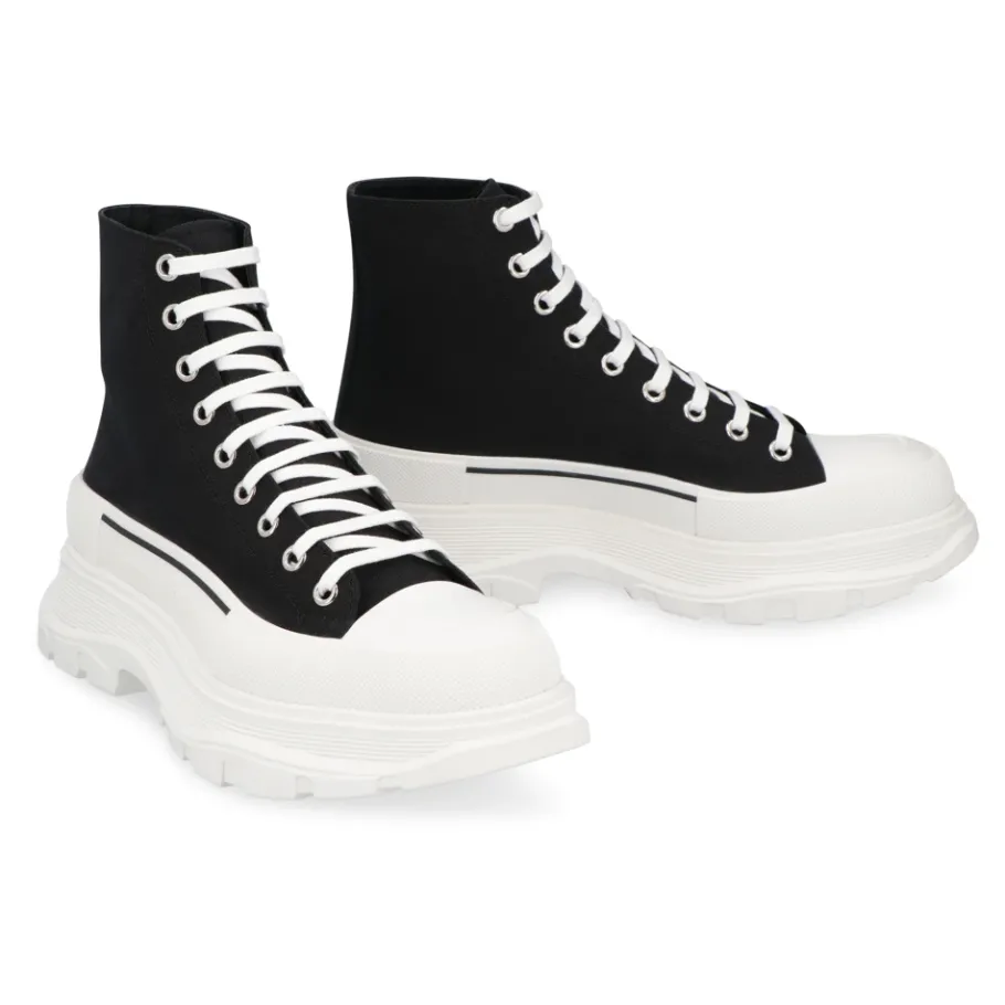 Alexander McQueen Tread Slick veter-enkellaarsjes-Heren Sneakers