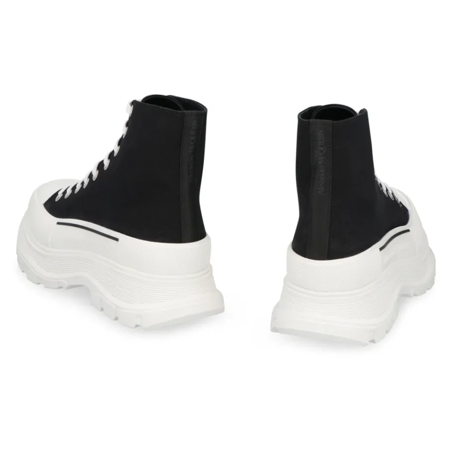 Alexander McQueen Tread Slick veter-enkellaarsjes-Heren Sneakers