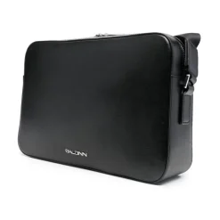 Baldinini Trend Kalfsleren Messenger Bag-Heren Tassen