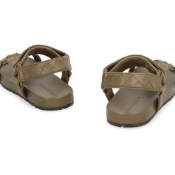 Bottega Veneta Trip Leren Sandalen-Heren Sandalen