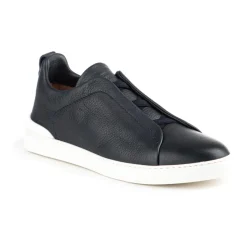 Zegna Triple Stitch Lage Sneakers-Heren Sneakers