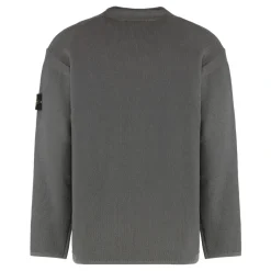 Stone Island Trui met polokraag en omgekeerde stikseldetails-Heren Truien & Vesten