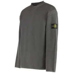 Stone Island Trui met polokraag en omgekeerde stikseldetails-Heren Truien & Vesten