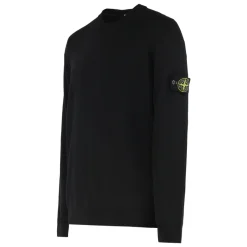 Stone Island Trui met ronde hals en verhoogde stikseldetails-Heren Truien & Vesten