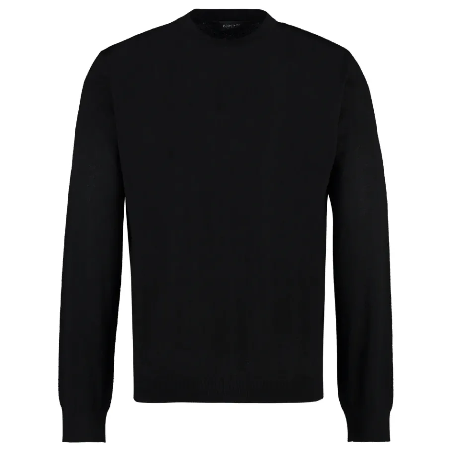 Versace Trui van zijde- en katoenmix-Heren Truien & Vesten