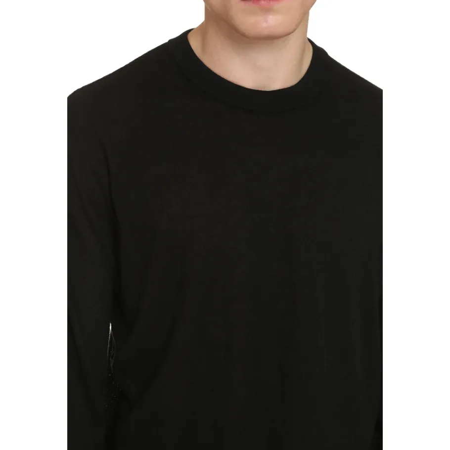 Versace Trui van zijde- en katoenmix-Heren Truien & Vesten