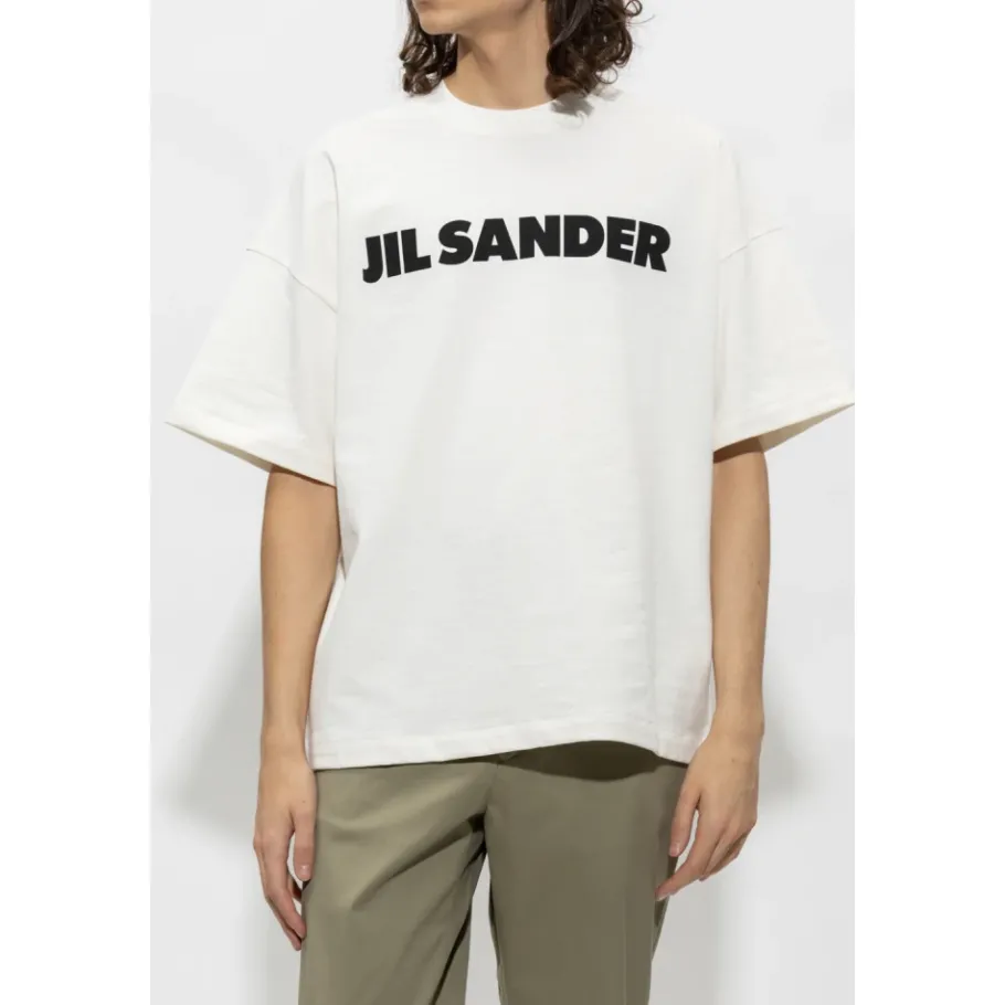 Jil Sander T-shirt met logo-Heren Shirts