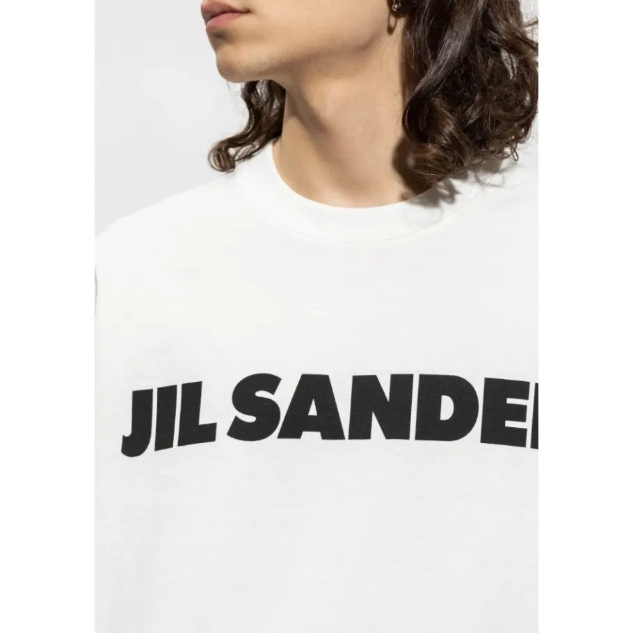 Jil Sander T-shirt met logo-Heren Shirts