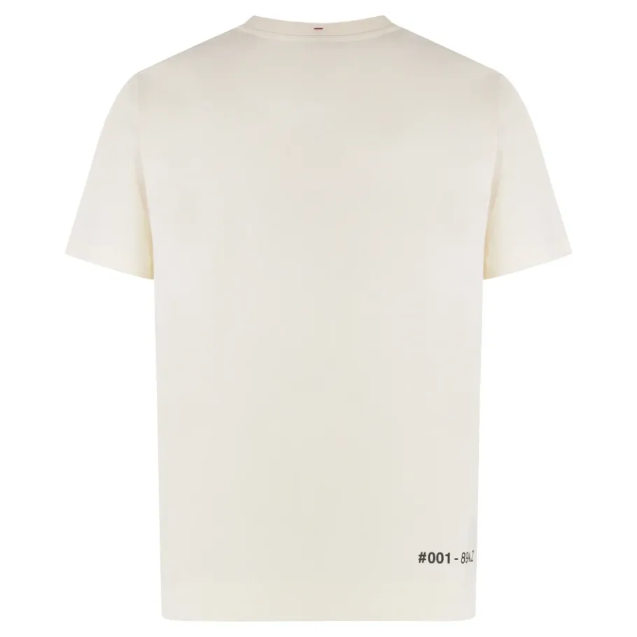 Moncler T-shirt met ronde hals van katoen-Heren Shirts