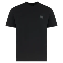 Stone Island T-shirt met ronde hals van katoenen jersey-Heren Shirts