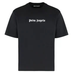 Palm Angels T-shirt met ronde hals van katoen-Heren Shirts