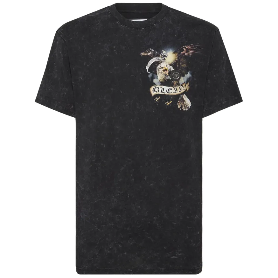 Philipp Plein T-Shirt Ronde Hals Eagle-Heren Shirts