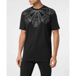 Philipp Plein T-shirt Ronde Hals SS Hexagon-Heren Shirts