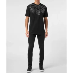 Philipp Plein T-shirt Ronde Hals SS Hexagon-Heren Shirts