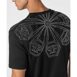 Philipp Plein T-shirt Ronde Hals SS Hexagon-Heren Shirts