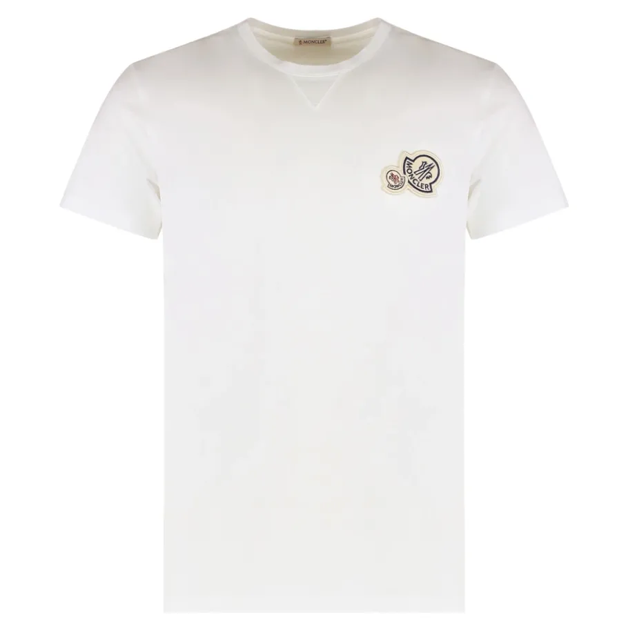 Moncler T-shirt Ronde Hals van Katoen-Heren Shirts