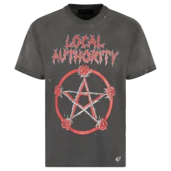 Local Authority T-shirt van bedrukt katoen-Heren Shirts