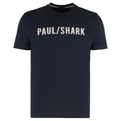 Paul & Shark T-shirt van katoenen jersey met logo-Heren Shirts