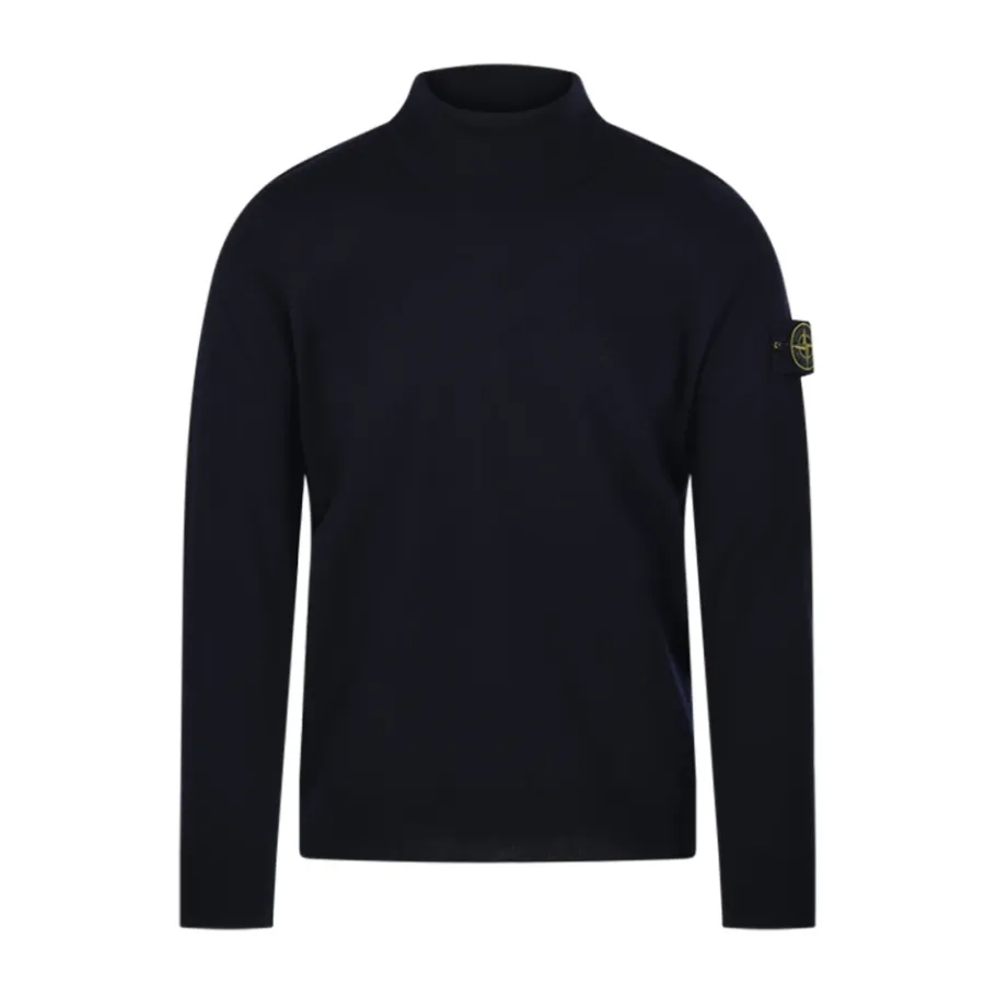 Stone Island Turtleneck Trui met Ribgebreide Details-Heren Truien & Vesten