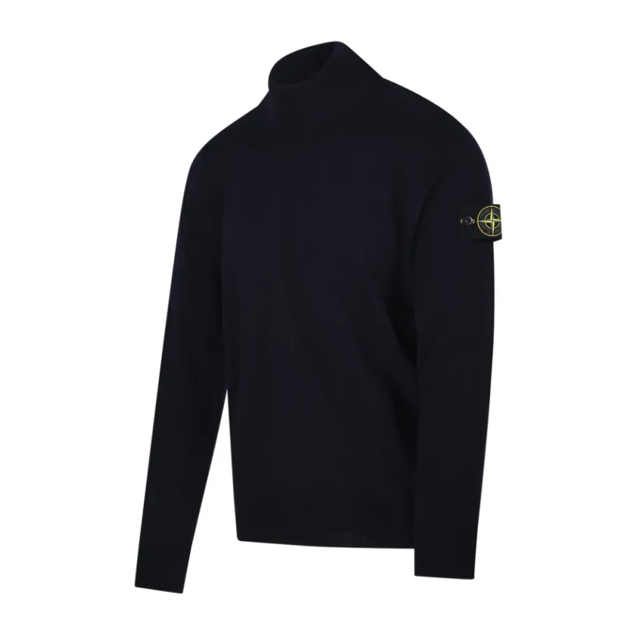 Stone Island Turtleneck Trui met Ribgebreide Details-Heren Truien & Vesten
