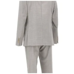 Eleventy Tweedelig Double-breasted pak-Heren Kostuums