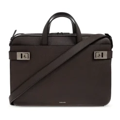 Ferragamo Twins Document Handtas-Heren Tassen