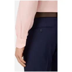 Boggi Milano ULTIMATE NON IRON Regular Fit Gestreept Katoenen Overhemd-Heren Overhemden