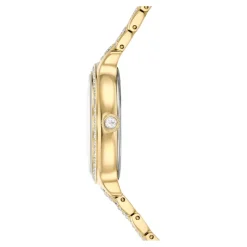 Swarovski Unisex Imber 31 mm Kristal Armbandhorloge Goudkleurig 5718169-Heren Horloges