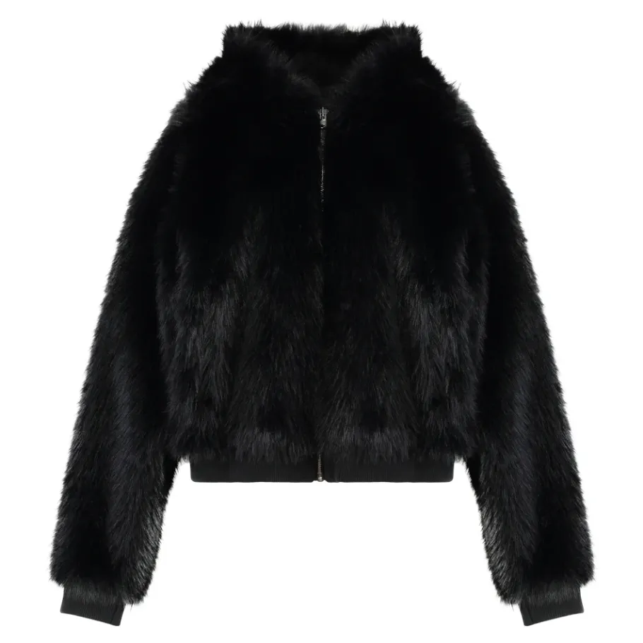 EZR Vegan Fur Jacket-Heren Jassen