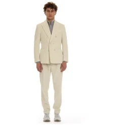 Eleventy Velvet Double-Breasted Jas-Heren Kostuums