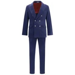 Brunello Cucinelli Velvet Suit-Heren Kostuums