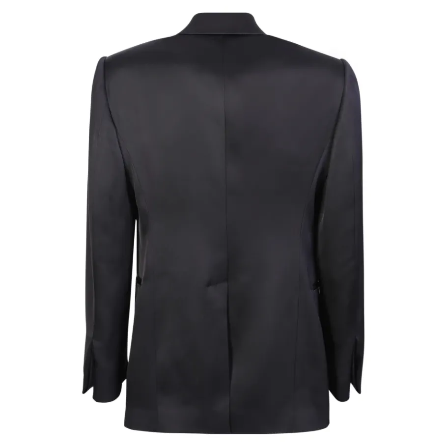 Alexander McQueen Verhoogde wollen jas-Heren Kostuums