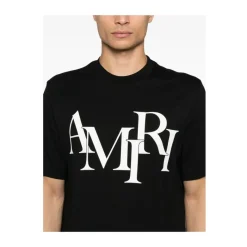Amiri Verspringende Logo Tee-Heren Shirts