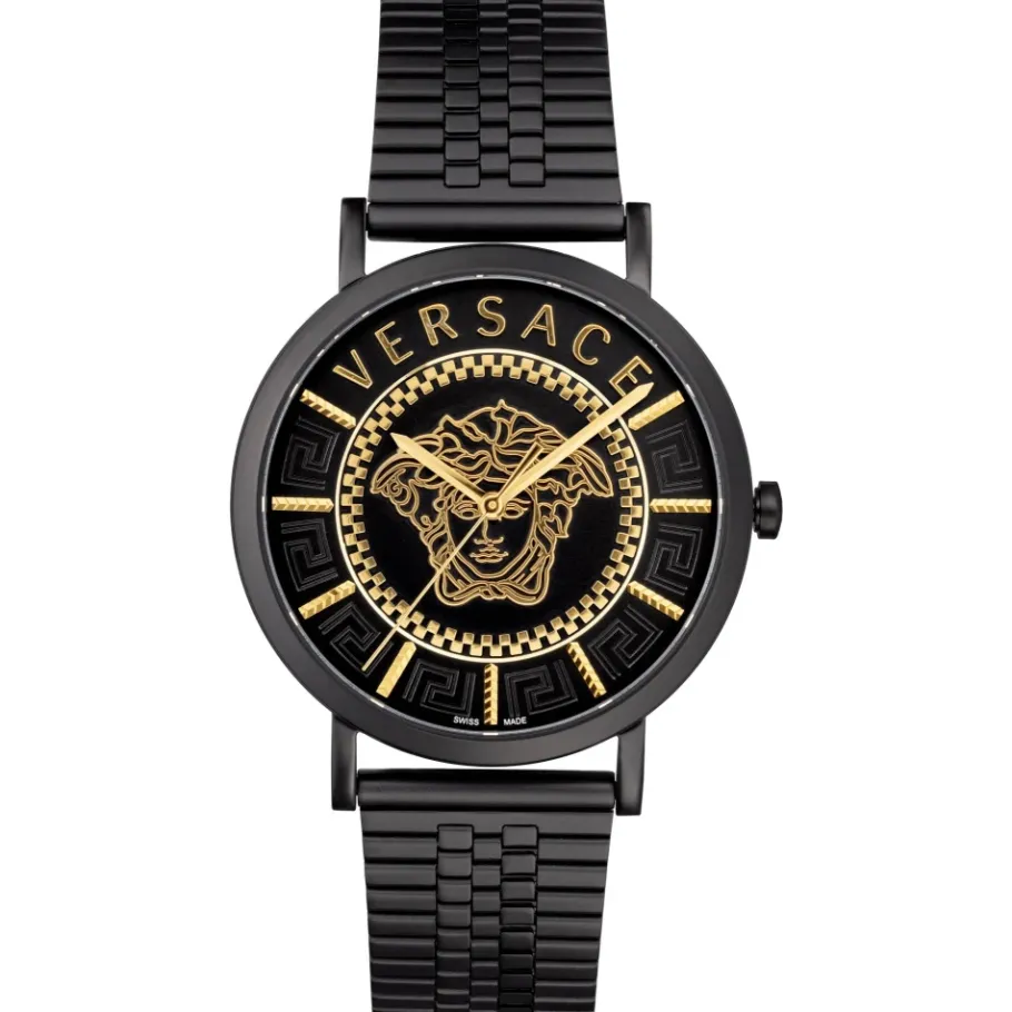 Versace V-Essential Roestvrijstalen Armbandhorloge-Heren Horloges