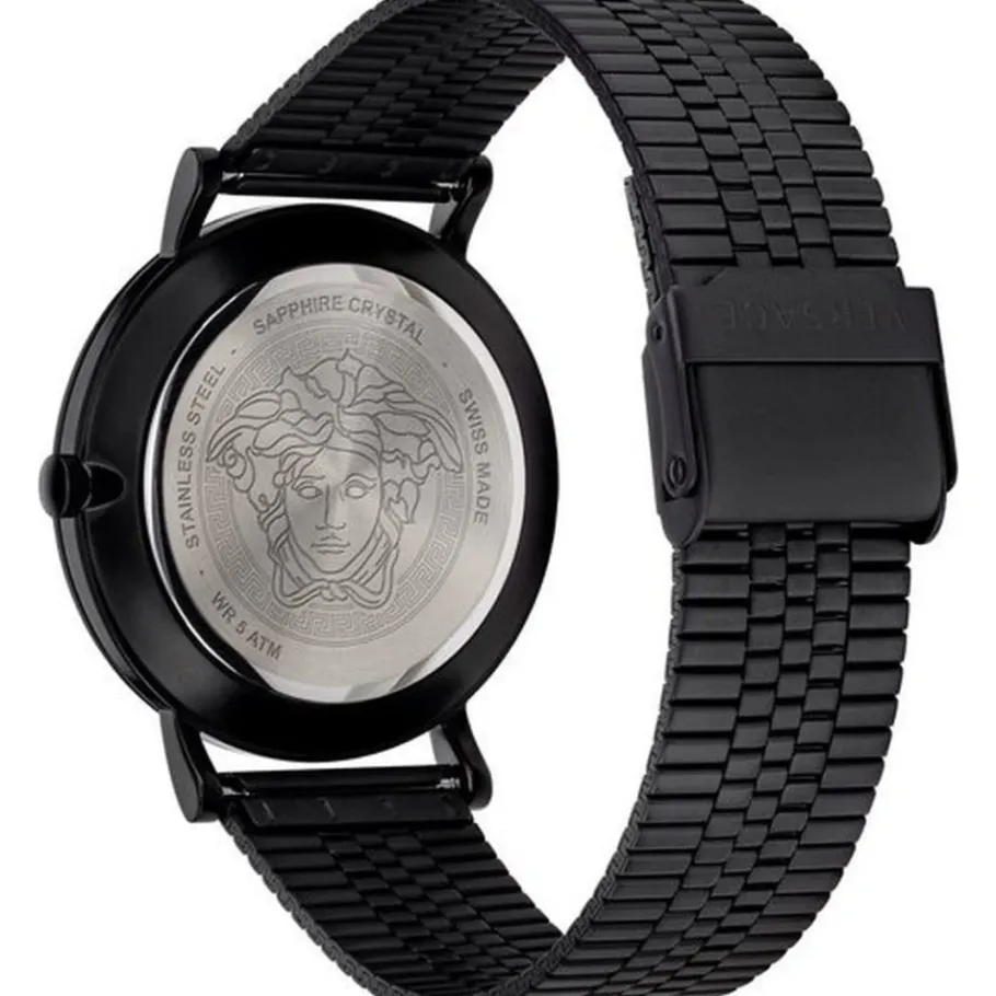 Versace V-Essential Roestvrijstalen Armbandhorloge-Heren Horloges