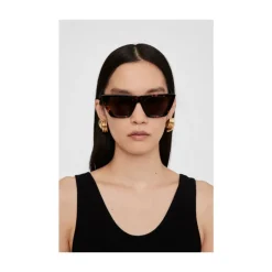 Anine Bing Vierkante hoekige zonnebril-Heren Zonnebrillen