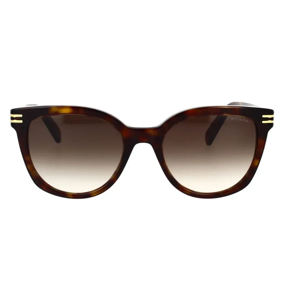 Bvlgari Vierkante zonnebril met Havana-frame-Heren Zonnebrillen